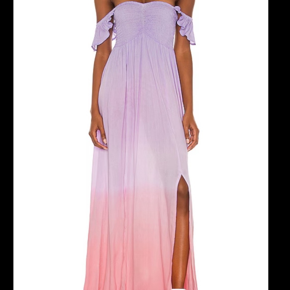 Tiare Hawaii Purple Maxi Dress